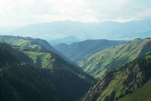 Mountains with a cloud day. photo