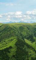 Mountains with blue sky. photo