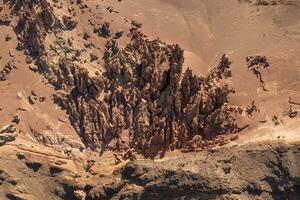 Arid desert and strange stones. photo