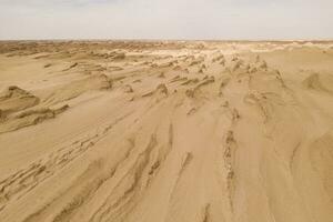 Dryness land with erosion terrain, geomorphology background. photo