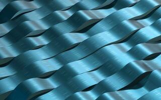 Flowing wave clothe background, 3d rendering. photo