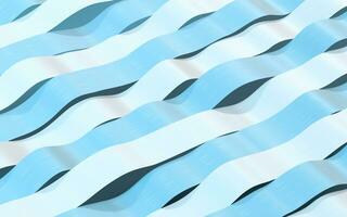 Flowing wave clothe background, 3d rendering. photo