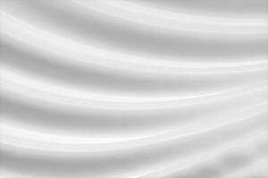 blanco plisado paño fondo, 3d representación. foto