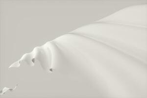 Silk and clothes,ripples and folds,3d rendering. photo