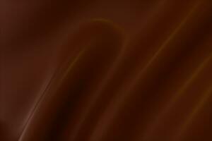 Waves of caramel and chocolate, 3d rendering. photo