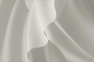 Silk and clothes,ripples and folds,3d rendering. photo