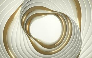 Abstract geometry, ethereal curves, 3d rendering. photo