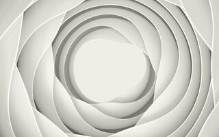 blanco curvas con resumen geometría, 3d representación. foto