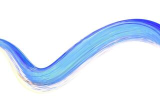 Abstract flowing gradient lines, 3d rendering. photo