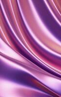 Purple smooth clothes, 3d rendering. photo