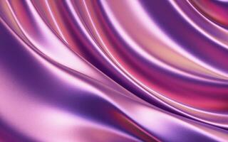 Purple smooth clothes, 3d rendering. photo