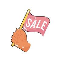 Sale doodle vector colorful Sticker. EPS 10 file