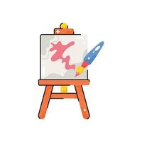 Art board doodle vector Colorful  Sticker. EPS 10 file