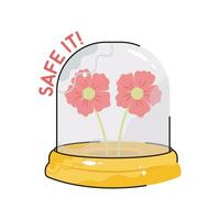 Save it doodle vector colorful Sticker. EPS 10 file