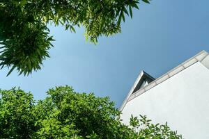 View of architecture in Suzhou Museum. photo