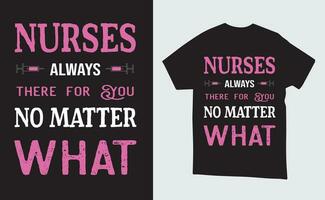 Vector Nurse illustration t-shirt or poster Design