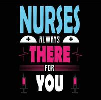 Vector Nurse illustration t-shirt or poster Design