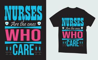 Vector Nurse illustration t-shirt or poster Design