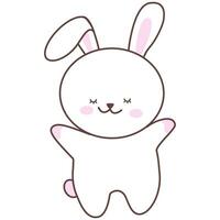 cute rabbit little rabbit vector