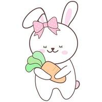 cute rabbit little rabbit vector