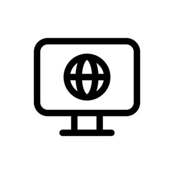 sencillo en línea icono. el icono lata ser usado para sitios web, impresión plantillas, presentación plantillas, ilustraciones, etc vector