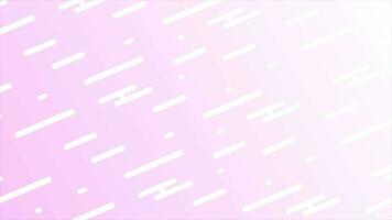 Abstract Geometrical basic shapes over Pink background, minimal pattern background video