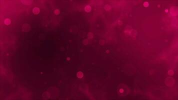 Animated Abstract background and Fading Magenta red Particles designed background, texture or pattern video