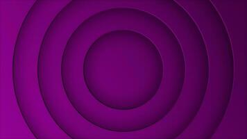 Pink simple minimalistic circles paper cut background, intro background video