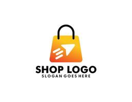 Online Shop logo designs template vector