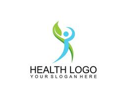 Health nature logo vector