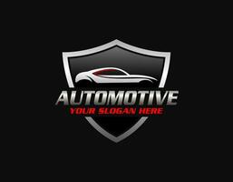 sport car logo template, Perfect logo for business related to automotive industry vector