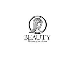 mujer pelo salón con interesante colores logo diseño prima vector. parte 2 vector