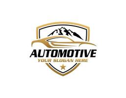 Car Garage Premium Concept Logo Design vector