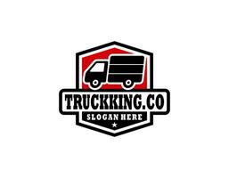 truck logo template, Perfect logo for business related to automotive industry vector