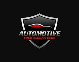 Car and Speed Automotive Logo Vector