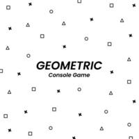 geometric abstract shape seamless pattern background template vector