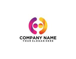 People Care Logo and Icon Template vector