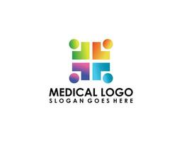 People Care Logo Template vector