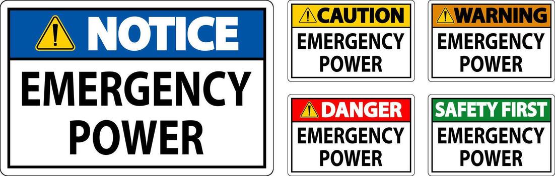 peligro firmar emergencia poder vector