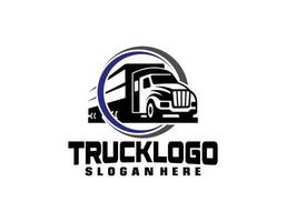 camión símbolo, transporte logo vector