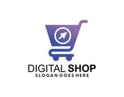 Shop logo, Shopping logo design, Online Shop logo vector template