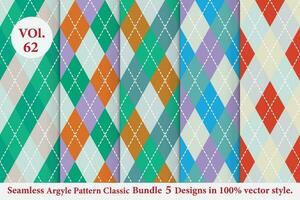 Argyle Pattern vector ,Fabric texture background