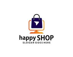 Online Shop Logo vector template