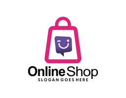 Online Shop Logo, Shopping cart logo, Shop Logo vector