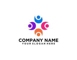 Human Care Logo. Care Logo Vector. People Care Logo. vector