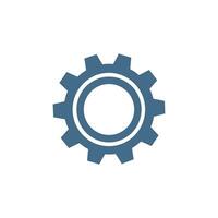 gear, settings icon on white background vector