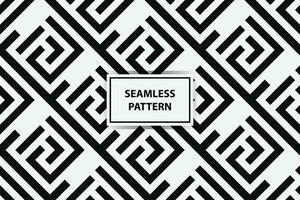 Seamless Abstract Greek Key Background Pattern vector