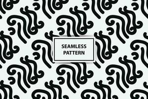 Seamless pattern with black and white color vector