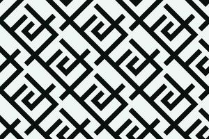 Seamless Abstract Greek Key Background Pattern vector