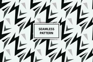 Seamless pattern with black and white color vector